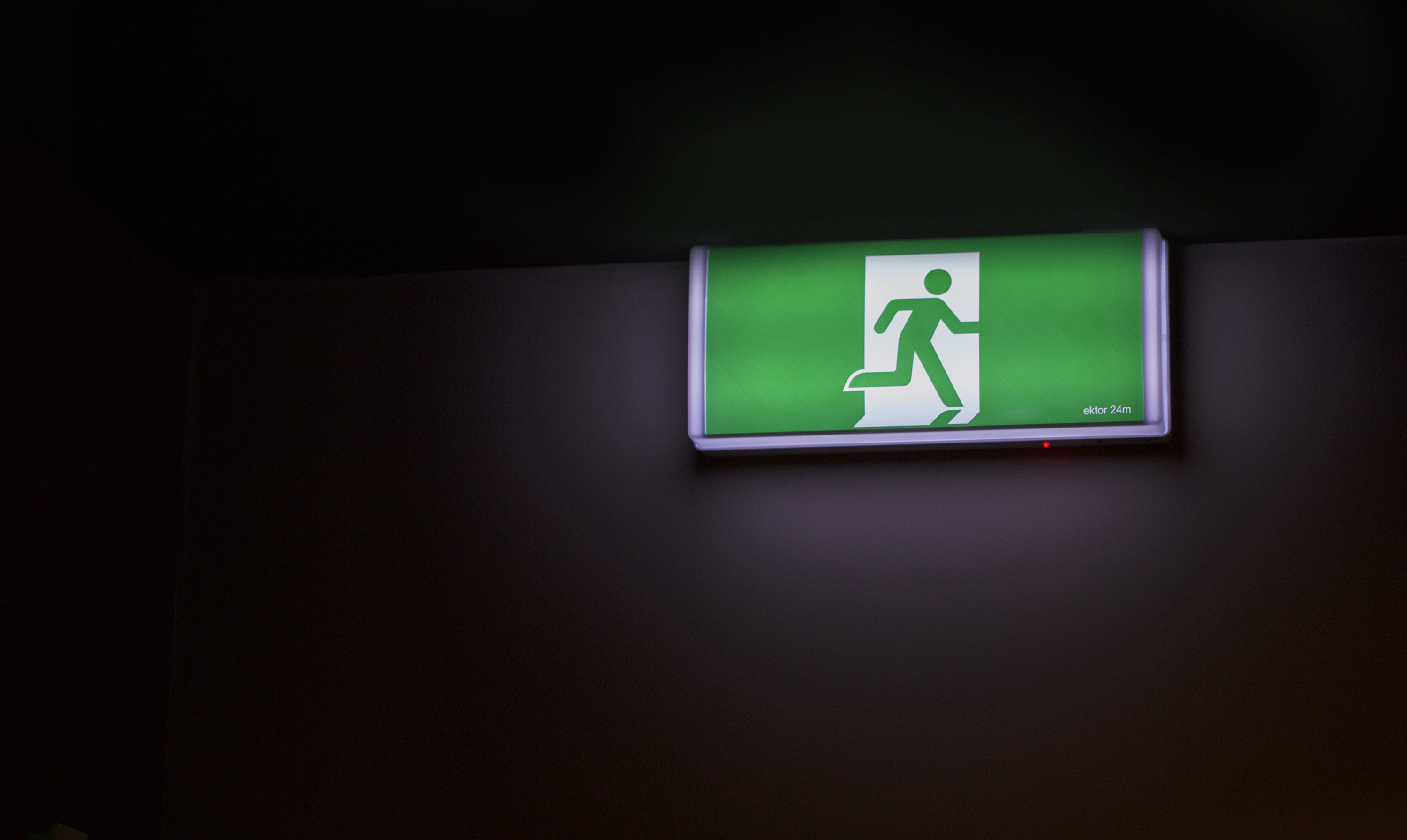 exit sign